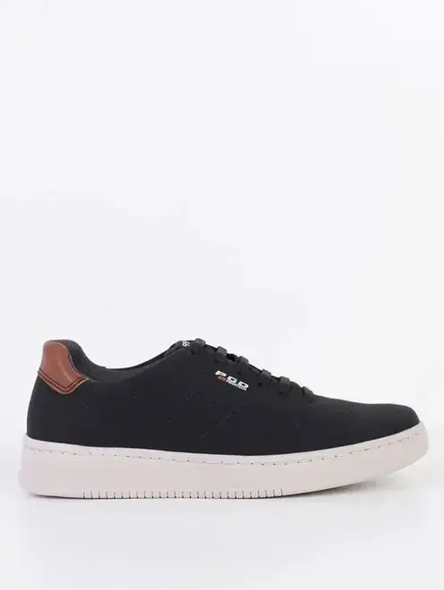 Sapatênis Casual Pegada Preto Masculino