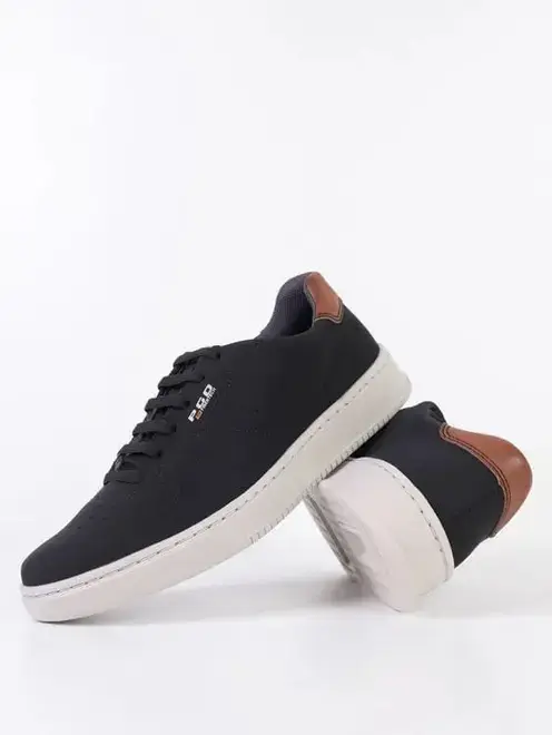 Sapatênis Casual Pegada Preto Masculino