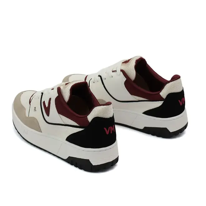 Tênis Casual Sola Caixa Via Marte Branco e Preto Feminino