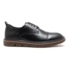 Sapato Casual Democrata Jeff Preto Masculino