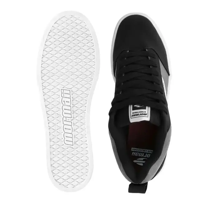 Tênis Casual Sola Caixa Mormaii Branco e Preto Masculino
