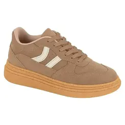 Tênis Casual Sola Caixa Moleca Nude Feminino