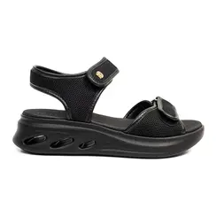 Papete Rasteira Modare Preto Feminino