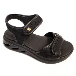 Papete Rasteira Modare Preto Feminino