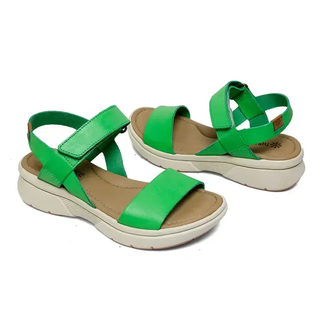 Sandália New Face Flatform Verde Feminino
