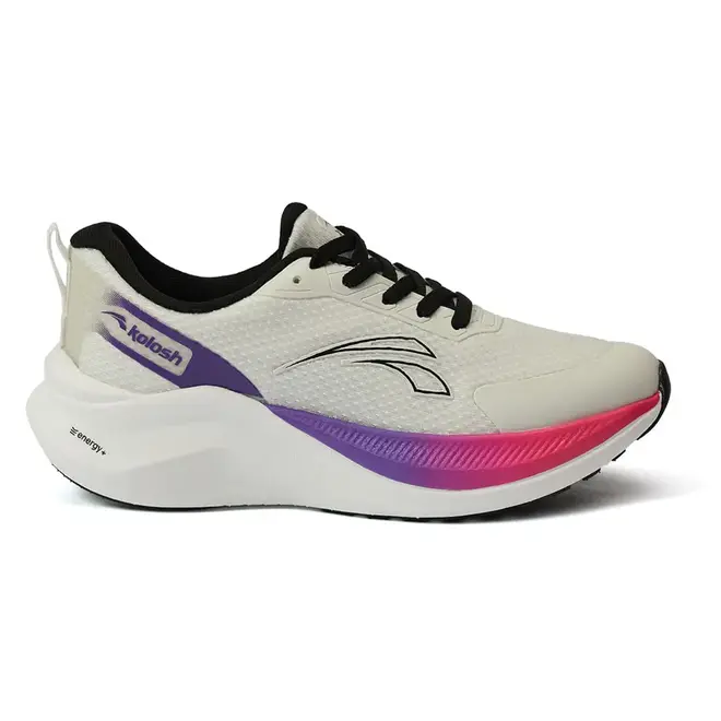 Tênis de Treino Kolosh Branco e Preto Feminino