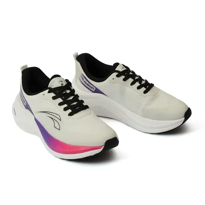 Tênis de Treino Kolosh Branco e Preto Feminino