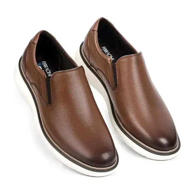 Sapato Casual Ferracini Full Havana Masculino